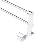 Maxbell Bathroom Kitchen Hand Towels Bar Rack Rail Rod 40cm Hanging Bar Double