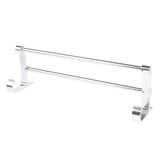 Maxbell Bathroom Kitchen Hand Towels Bar Rack Rail Rod 40cm Hanging Bar Double