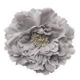Maxbell Decorative Flower Curtain Tiebacks Voile Drape Tiebacks Monthly Rose-Grey