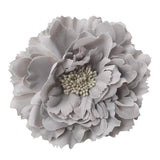 Maxbell Decorative Flower Curtain Tiebacks Voile Drape Tiebacks Monthly Rose-Grey