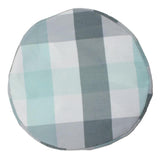 Max Polyester Round Bar Stool Cover Slipcover Replacement Grid-33cm