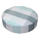 Max Polyester Round Bar Stool Cover Slipcover Replacement Grid-33cm