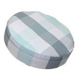 Max Polyester Round Bar Stool Cover Slipcover Replacement Grid-33cm