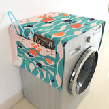 Max Washing Machine Top Cover Refrigerator Dust Proof Cover Decorative Style E