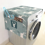 Max Washing Machine Top Cover Refrigerator Dust Proof Cover Decorative Style G