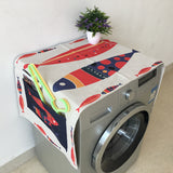 Max Washing Machine Top Cover Refrigerator Dust Proof Cover Decorative Style K