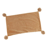 Max Throw Pillow Case Velvet Pillow Cushion Covers Rectangle_Light Brown