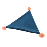 Max Throw Pillow Case Velvet Pillow Cushion Covers Triangle_Blue