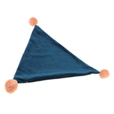 Max Throw Pillow Case Velvet Pillow Cushion Covers Triangle_Blue