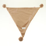 Max Throw Pillow Case Velvet Pillow Cushion Covers Triangle_Light Brown