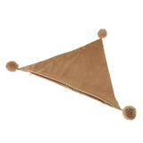 Max Throw Pillow Case Velvet Pillow Cushion Covers Triangle_Light Brown