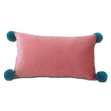 Max Throw Pillow Case Velvet Pillow Cushion Covers Rectangle_Pink