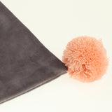 Max Throw Pillow Case Velvet Pillow Cushion Covers Rectangle_Grey