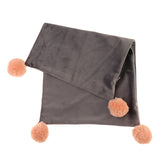 Max Throw Pillow Case Velvet Pillow Cushion Covers Rectangle_Grey