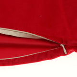 Max Throw Pillow Case Velvet Pillow Cushion Covers Triangle_Red