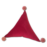 Max Throw Pillow Case Velvet Pillow Cushion Covers Triangle_Red