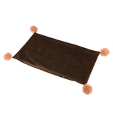 Max Throw Pillow Case Velvet Pillow Cushion Covers Rectangle_Dark Brown