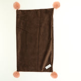 Max Throw Pillow Case Velvet Pillow Cushion Covers Rectangle_Dark Brown