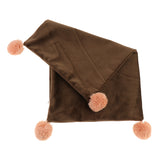 Max Throw Pillow Case Velvet Pillow Cushion Covers Rectangle_Dark Brown