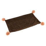 Max Throw Pillow Case Velvet Pillow Cushion Covers Rectangle_Dark Brown