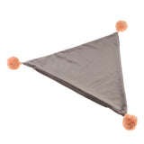 Max Throw Pillow Case Velvet Pillow Cushion Covers Triangle_Grey