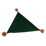 Max Throw Pillow Case Velvet Pillow Cushion Covers Triangle_Green