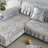 Max AntiSlip Simple Ice Silk Furniture Protector Sofa Cushion Cover Pad 45x45cm