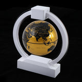 Maxbell 6inch Golden Magnetic Levitation Floating World Map Globe with Base