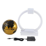 Maxbell 6inch Golden Magnetic Levitation Floating World Map Globe with Base