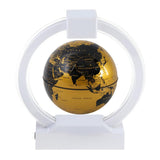 Maxbell 6inch Golden Magnetic Levitation Floating World Map Globe with Base