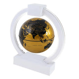 Maxbell 6inch Golden Magnetic Levitation Floating World Map Globe with Base