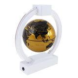 Maxbell 6inch Golden Magnetic Levitation Floating World Map Globe with Base
