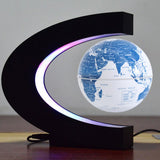 Maxbell 4 inch Blue and White Porcelain Magnetic Levitation Luminescent Globe
