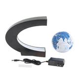 Maxbell 4 inch Blue and White Porcelain Magnetic Levitation Luminescent Globe