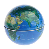 Maxbell Magnetic Levitation World Map Globe, Home Office Decoration Blue