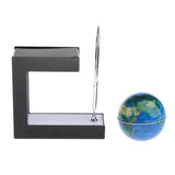Maxbell Magnetic Levitation World Map Globe, Home Office Decoration Blue