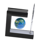 Maxbell Magnetic Levitation World Map Globe, Home Office Decoration Blue