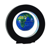 Maxbell Magnetic Levitation Floating World Map for Home Office Decor Blue