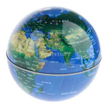 Maxbell Magnetic Levitation Floating World Map for Home Office Decor Blue