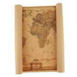 Maxbell Nostalgic vintage craft paper world map medium A