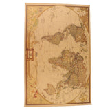 Maxbell Nostalgic vintage craft paper world map medium A