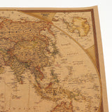 Maxbell Nostalgic vintage craft paper world map medium A
