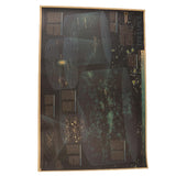 Maxbell Nostalgic vintage craft paper world map medium C