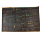 Maxbell Nostalgic vintage craft paper world map medium C