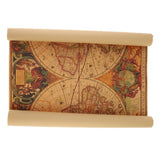 Maxbell Retro World Map Kraft Paper Nautical Chart B
