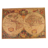 Maxbell Retro World Map Kraft Paper Nautical Chart B