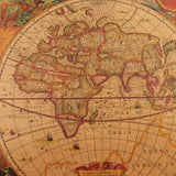 Maxbell Retro World Map Kraft Paper Nautical Chart B
