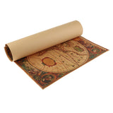 Maxbell Retro World Map Kraft Paper Nautical Chart B