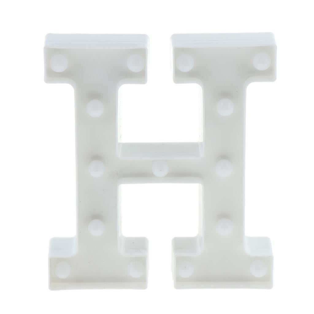 Max Decorative LED Letter Marquee Sign with Lights H