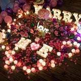 Max Decorative LED Letter Marquee Sign with Lights H